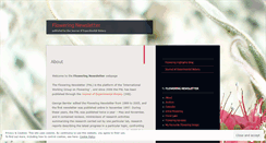 Desktop Screenshot of floweringnewsletter.org